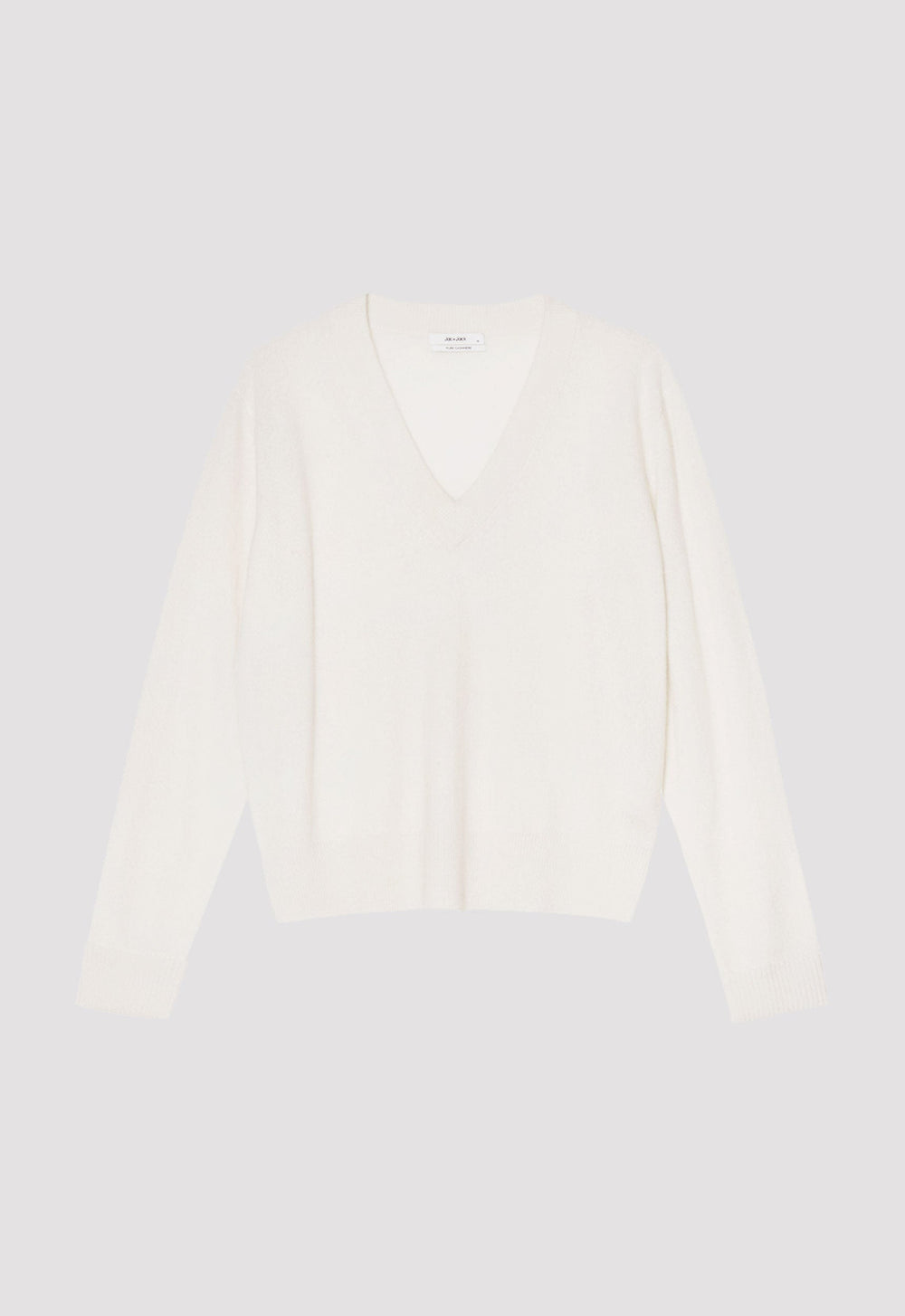 Jac+Jack Sharpo Cashmere Sweater - Natural Off White